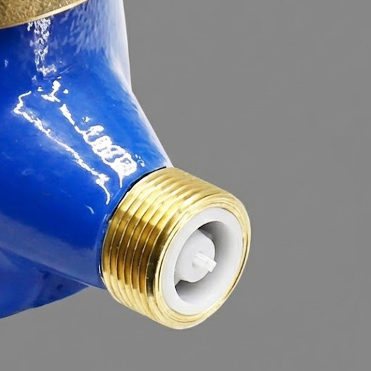 Detalle de la conexión roscada del contador WD